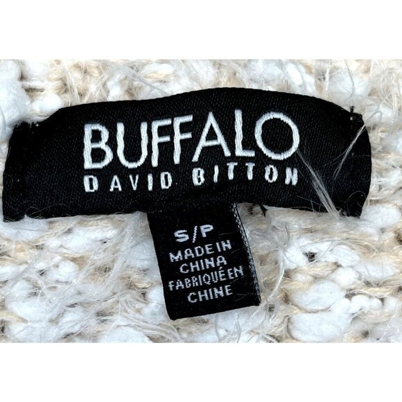 Buffalo David Bitton Comfy Chunky Fuzzy Sweater Size Small - Picture 3 of 6